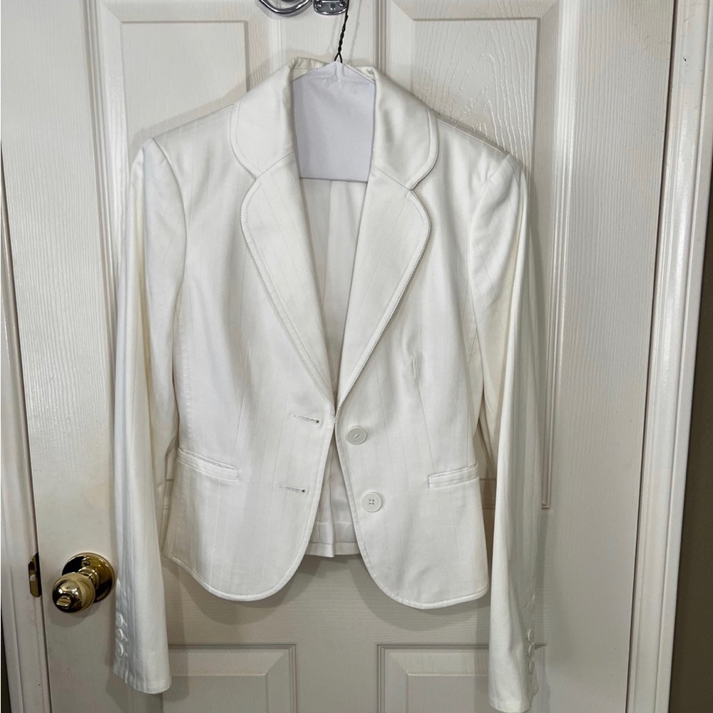 Express women’s blazer white